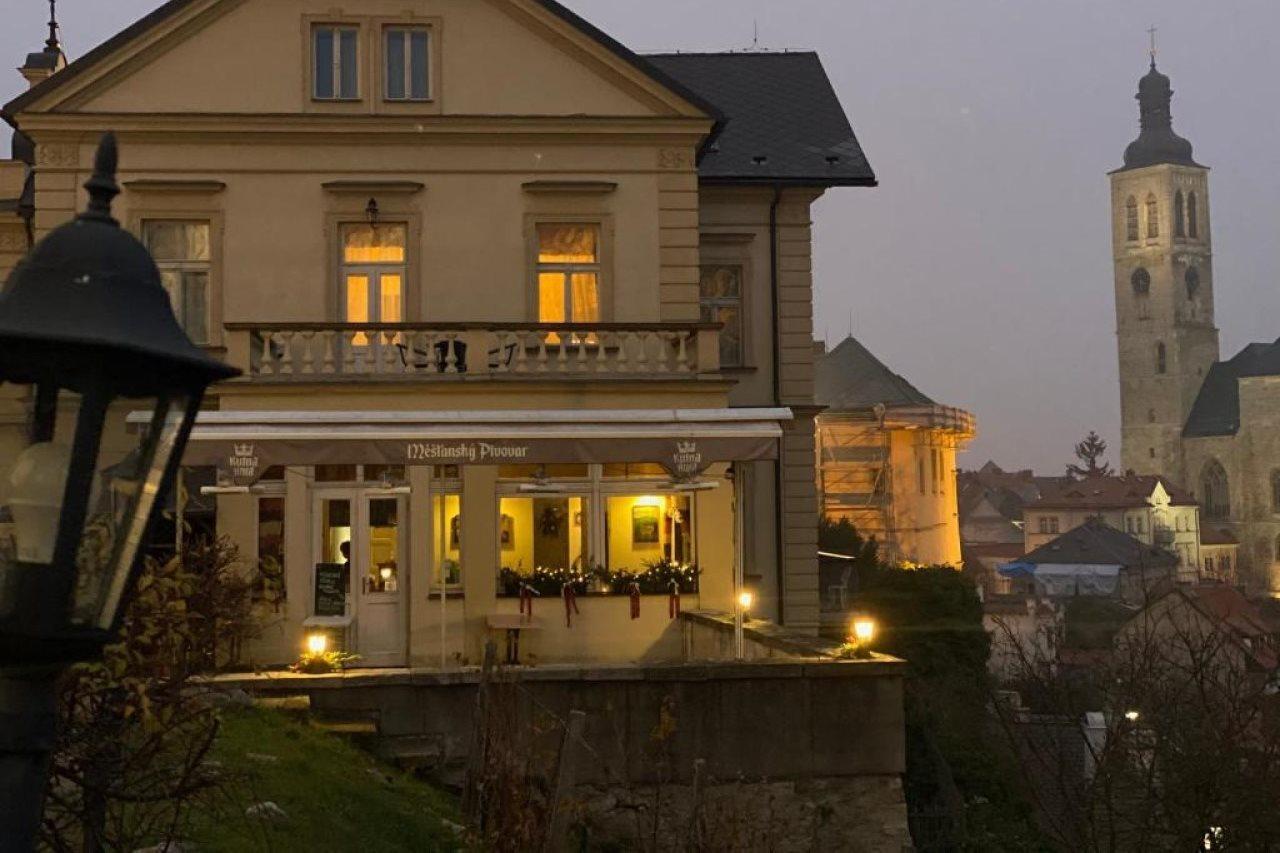 Vila U Varhanare Kutna Hora Bagian luar foto